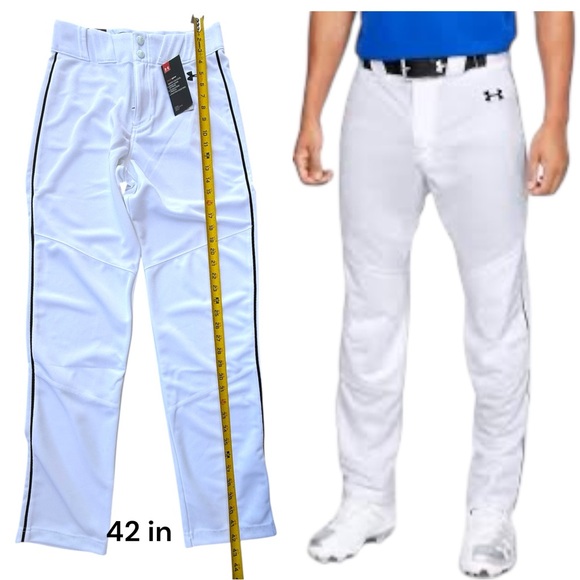 Athletic Pants White NWT Under Armour Men’s Small - Picture 3 of 6